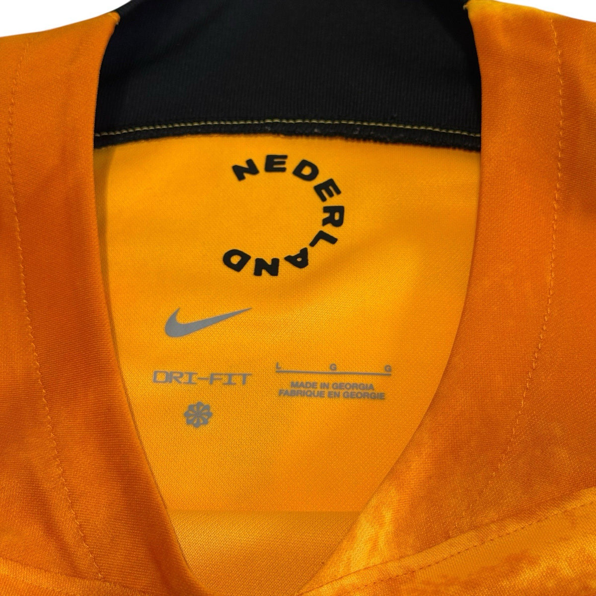 Netherlands Football Shirt Large 2022 Home Nike Orange Holland Soccer Jersey