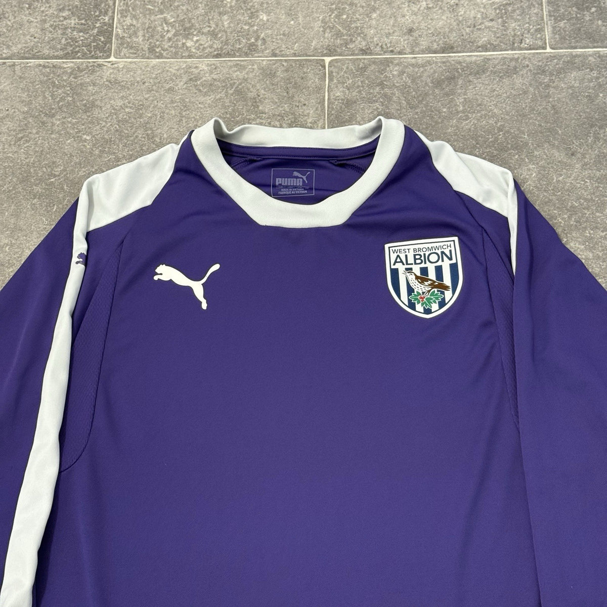 West Bromwich Albion Football Shirt Longsleeve Training Jersey Puma Large