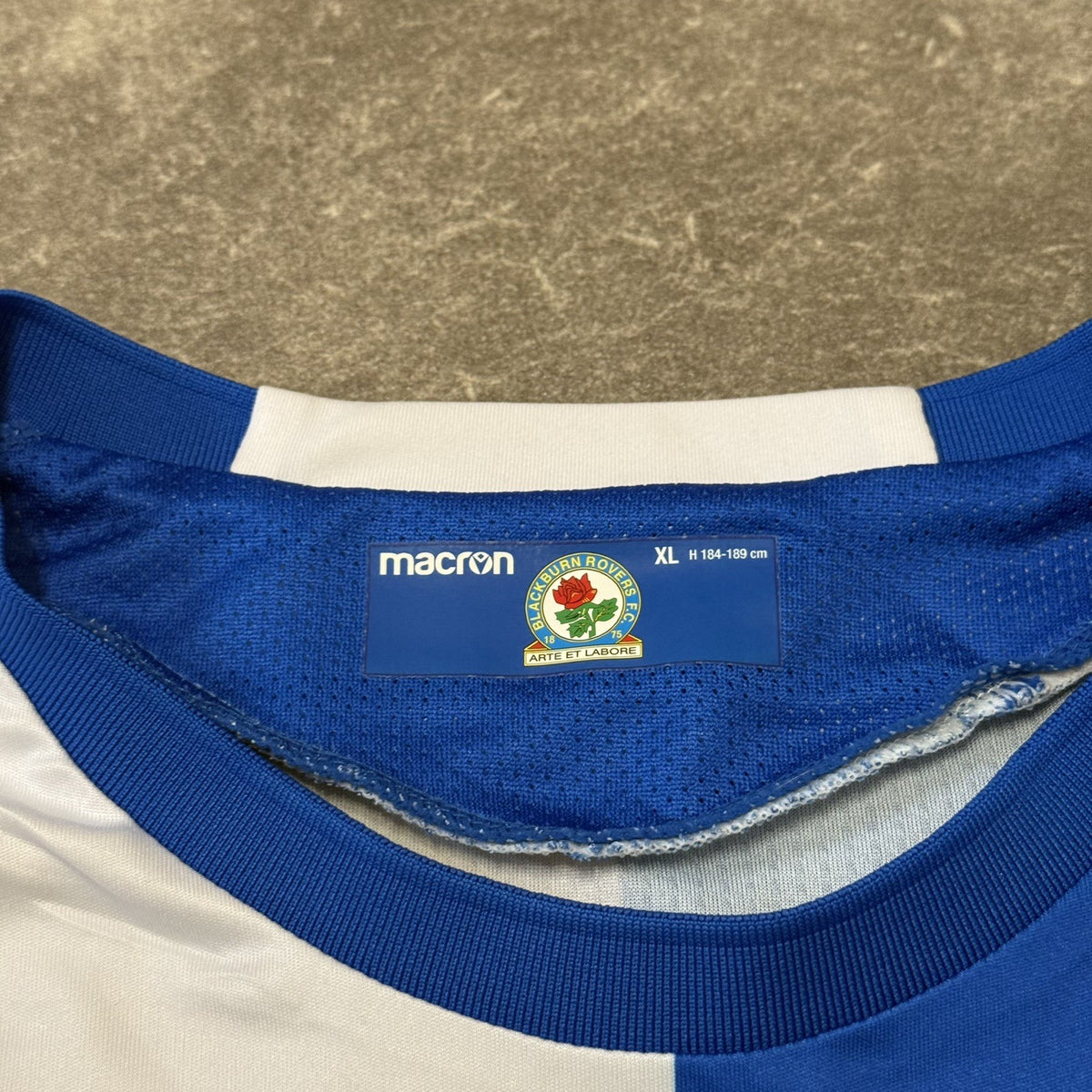 Blackburn Rovers Home Football Shirt Size XL #19 Macron 2021-2022