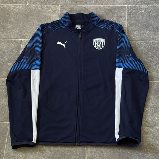 West Bromwich Albion Track Jacket Football Jersey Adults XXL 2XL