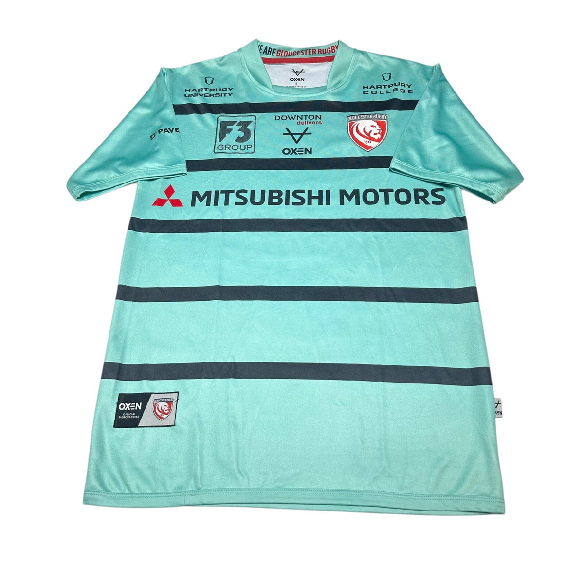 Gloucester Rugby Away Shirt 2018/2020 Oxen S Small Jersey Top