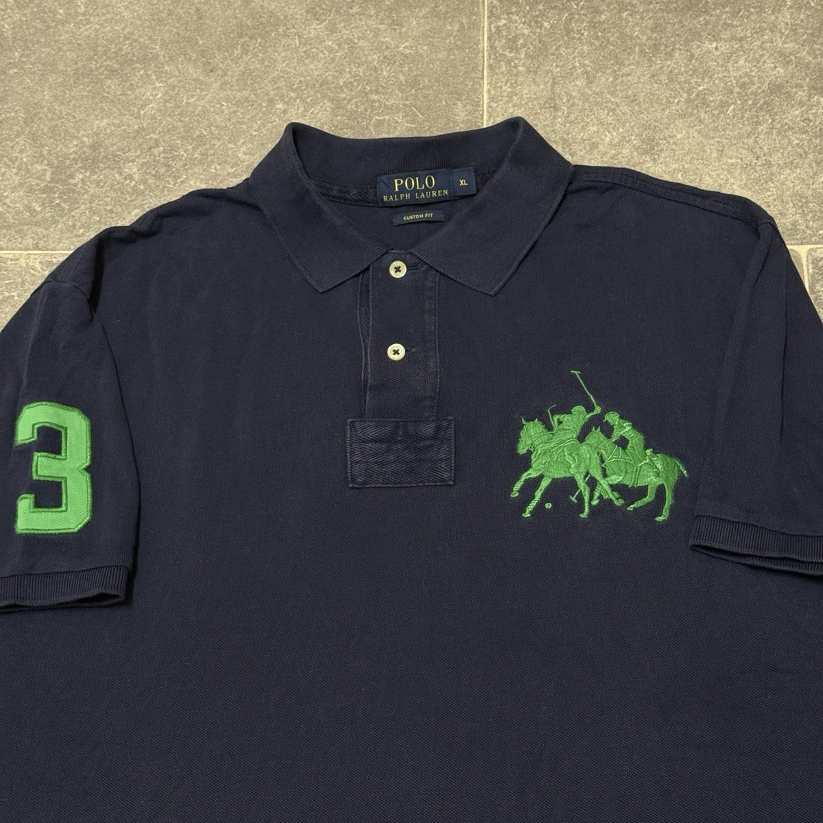 Vintage Polo Ralph Lauren Shirt Men's XL Short Sleeve Shirt Big Pony #3