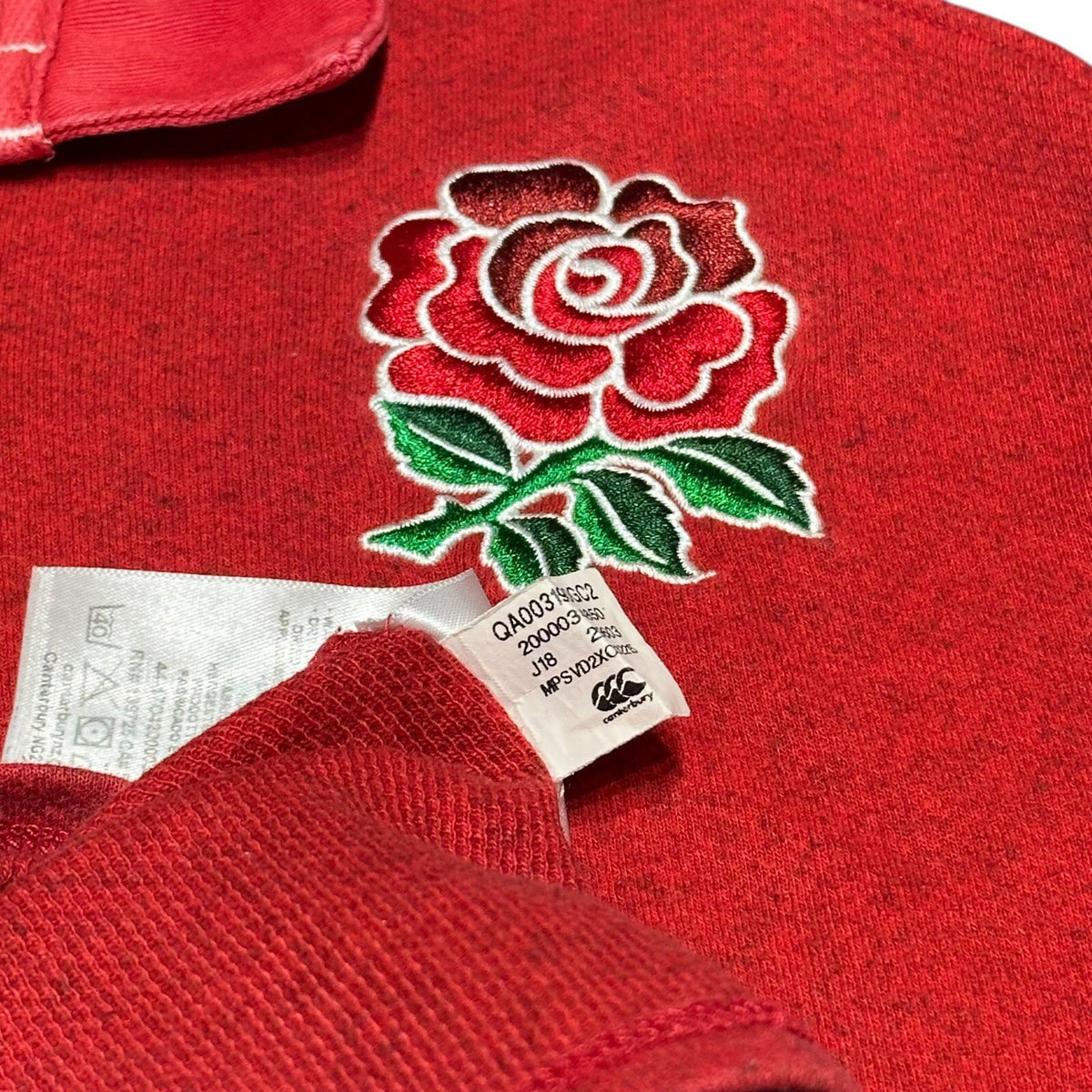 ENGLAND RUGBY UNION SHIRT JERSEY CANTERBURY SIZE LARGE LONGSLEEVE