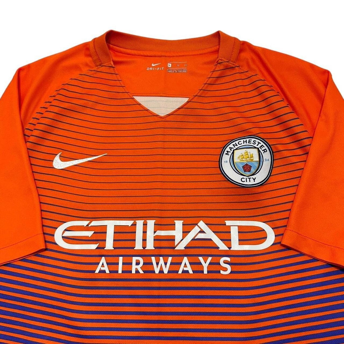 Manchester City Football Shirt 2016/17 3rd Jersey Size XL 33 Jesus