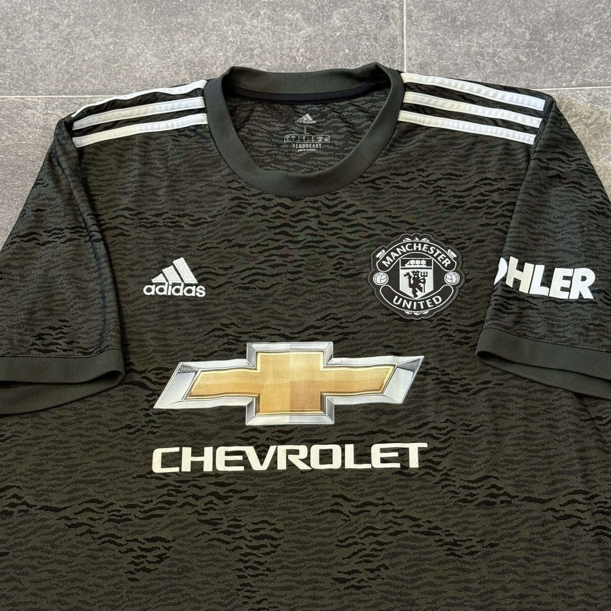 Manchester United Shirt Large Adults Away Kit 2020 2021 Adidas Soccer Jersey