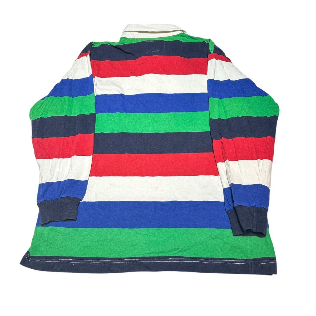 Five Nations Rugby Shirt Cotton Traders Large 90s Rugby Union Jersey Longsleeve