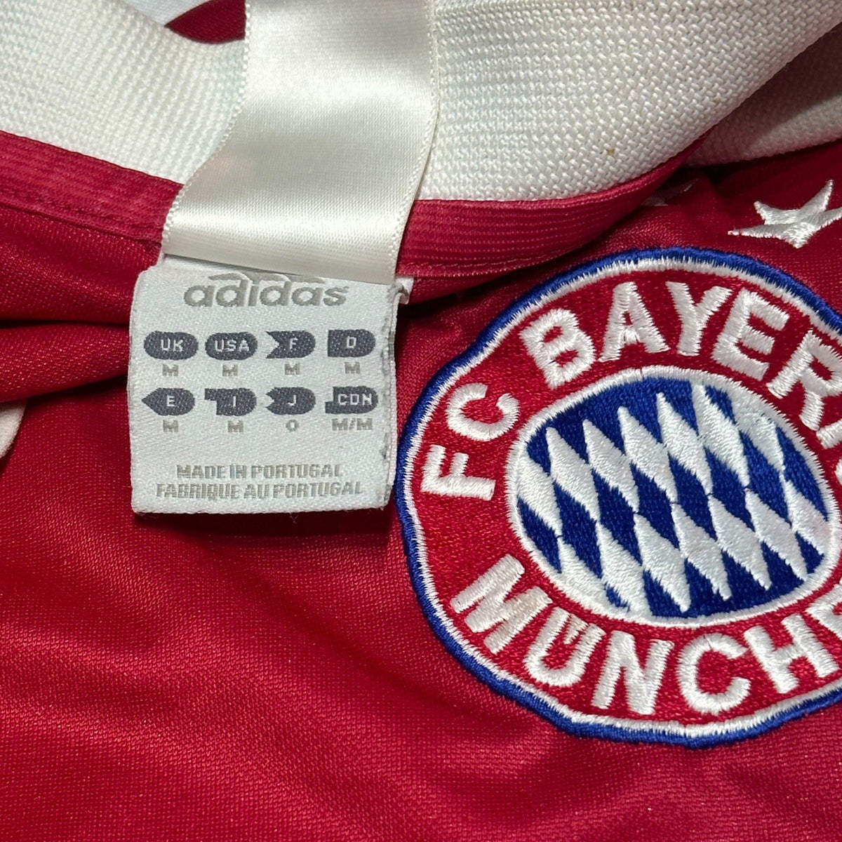 BAYERN MUNCHEN 2003/2004/2005 HOME FOOTBALL SHIRT JERSEY ADIDAS M MEDIUM