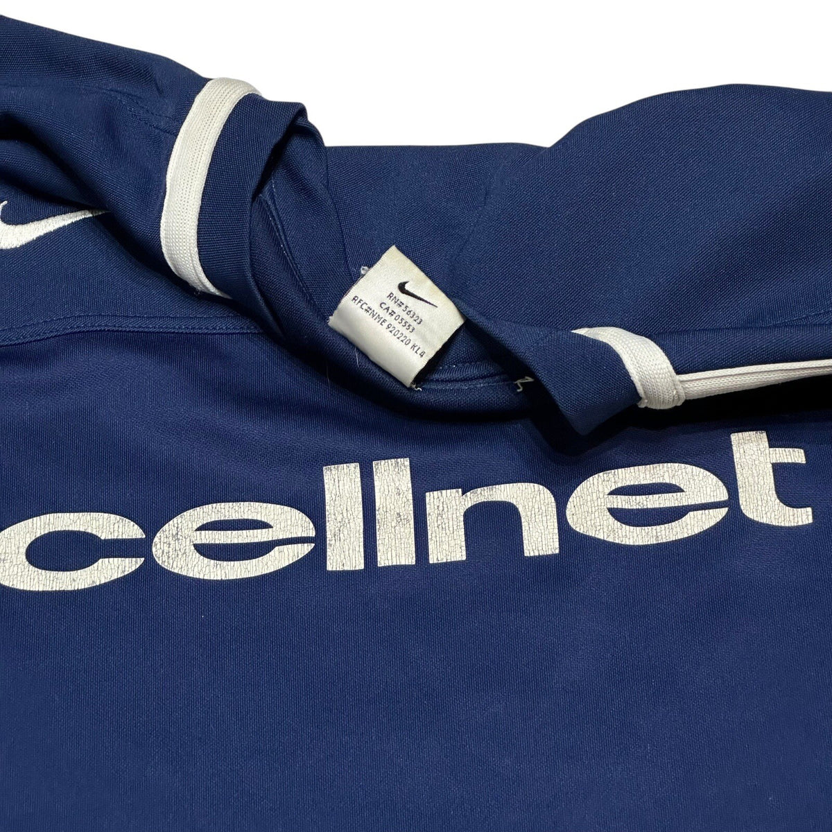ENGLAND RUGBY JERSEY SHIRT BT CELLNET 2000s NIKE COTTON JERSEY TOP LARGE ADULT