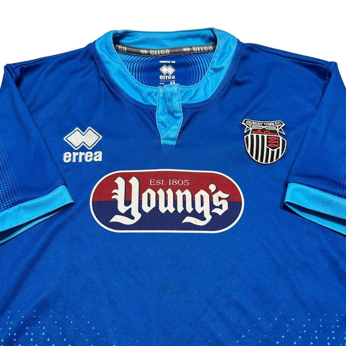 Grimsby Town 2017/18 Away Shirt XS Football Jersey ERREA