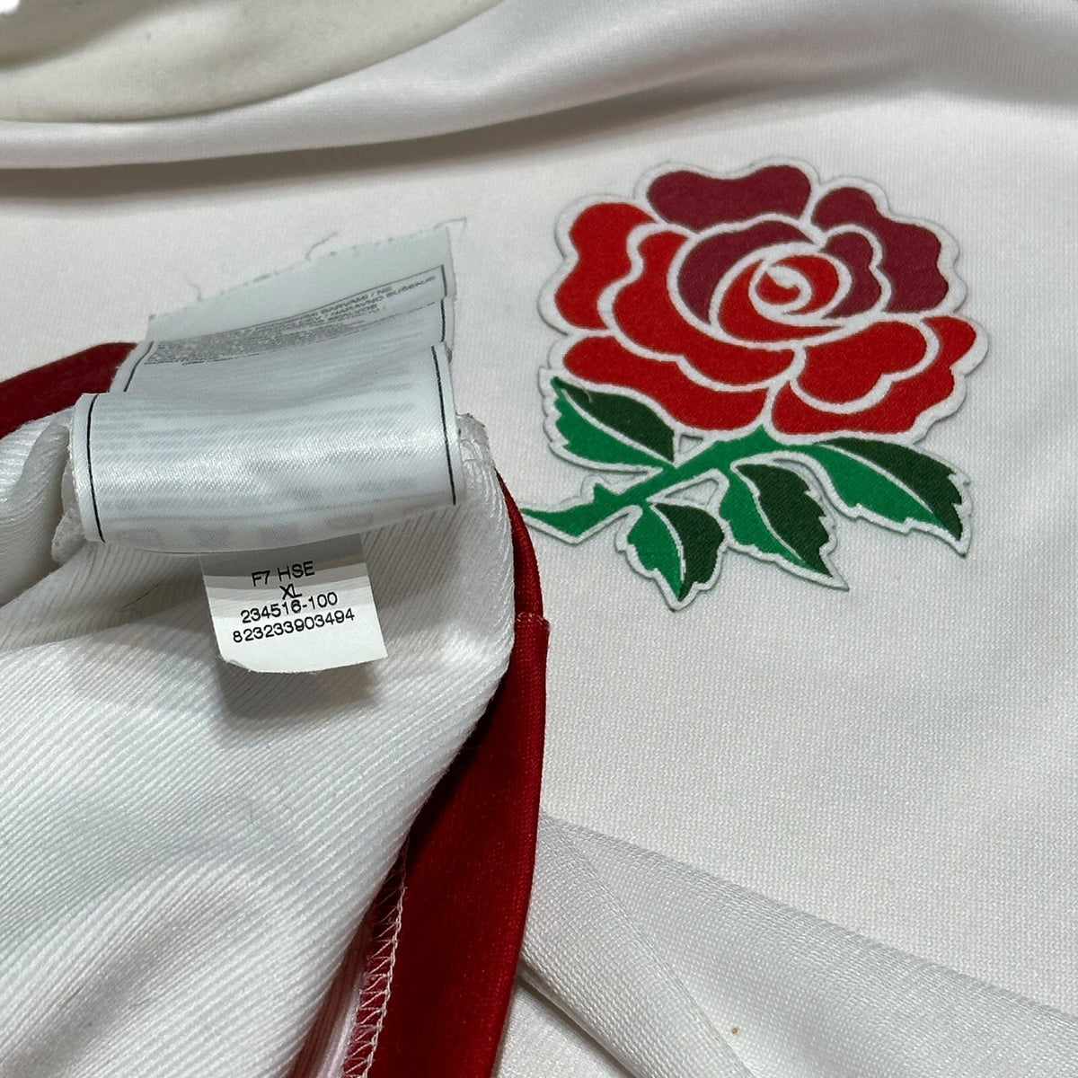 ENGLAND RUGBY SHIRT 2008/2010 RUGBY UNION JERSEY NIKE SIZE XL