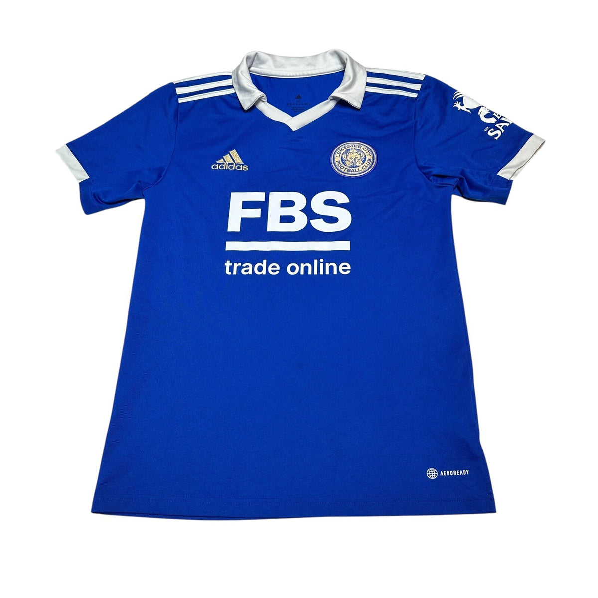 LEICESTER CITY 2022/2023 HOME FOOTBALL SHIRT JERSEY ADIDAS XS ADULT