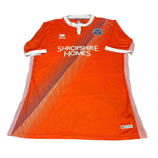 Shrewsbury Town Errea 2018/2019 Away Football Shirt Orange Size 4XL