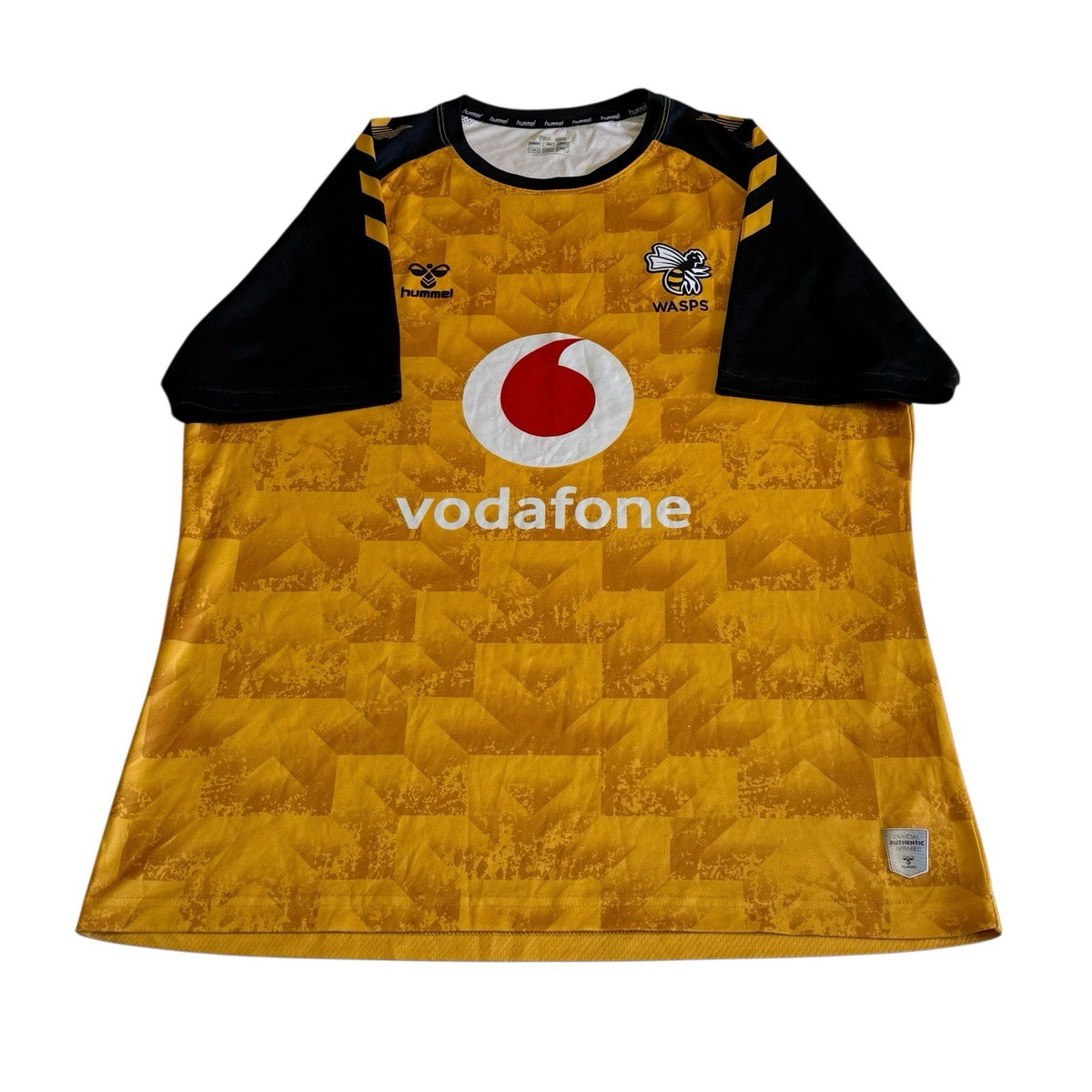 Wasps RFC Hummel Vodafone Rugby Jersey 2019 2020 Home Shirt Size XL