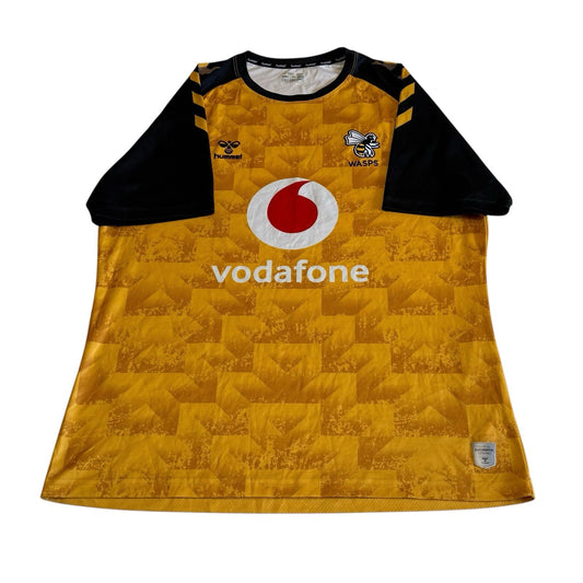 Wasps RFC Hummel Vodafone Rugby Jersey 2019 2020 Home Shirt Size XL