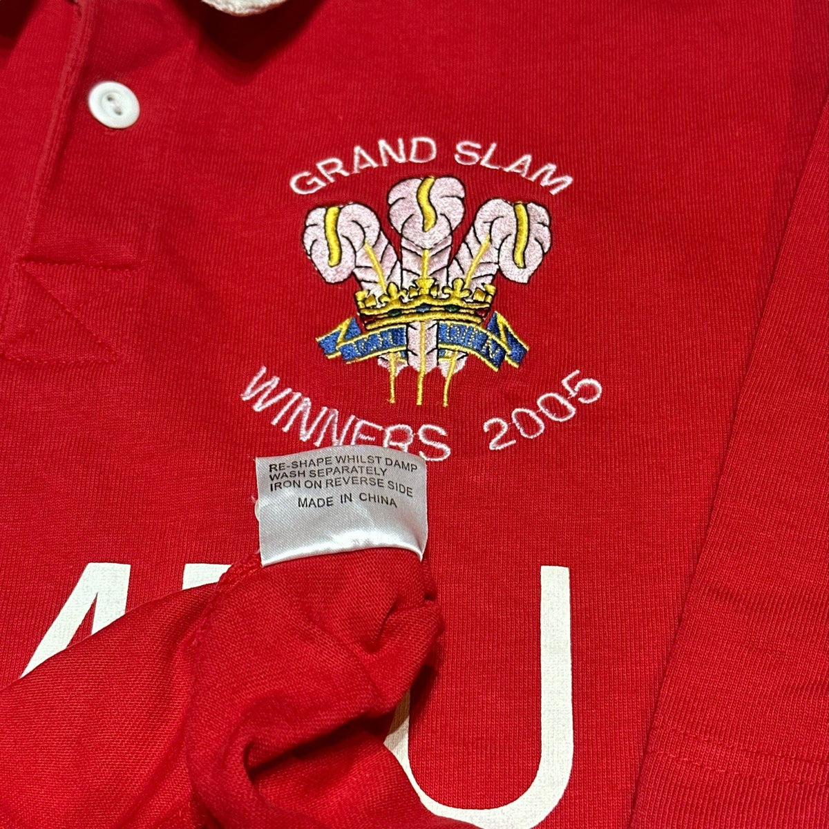 Kooga Wales Rugby Shirt Mens XL 2005 Grand Slam WRU Cymru Union