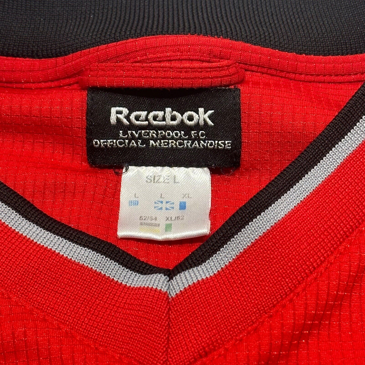 Liverpool Vintage Football Shirt Training Jersey Reebok Size Large Adults Reebok