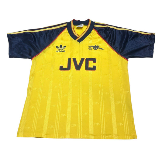 Arsenal 1988 - 1991 Adidas Away Shirt Small JVC Vintage Original