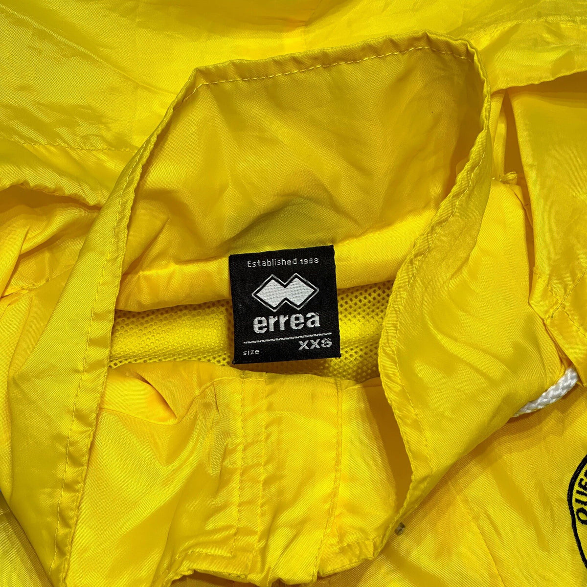 QPR Errea Full Zip Waterproof Training Jacket, XXS