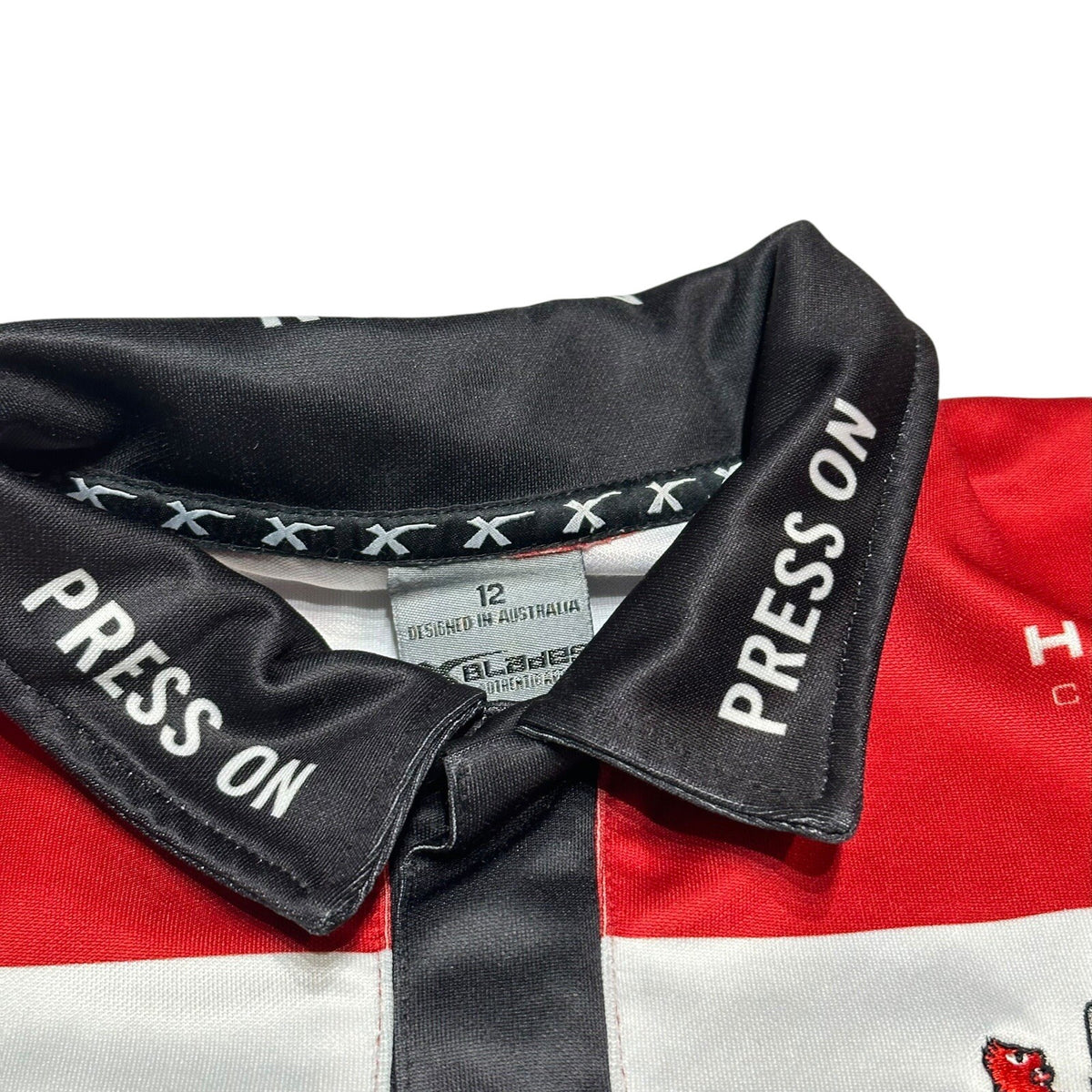 Gloucester Rugby Home Shirt 2016/2017 Womans 12 XBlades Jersey Top