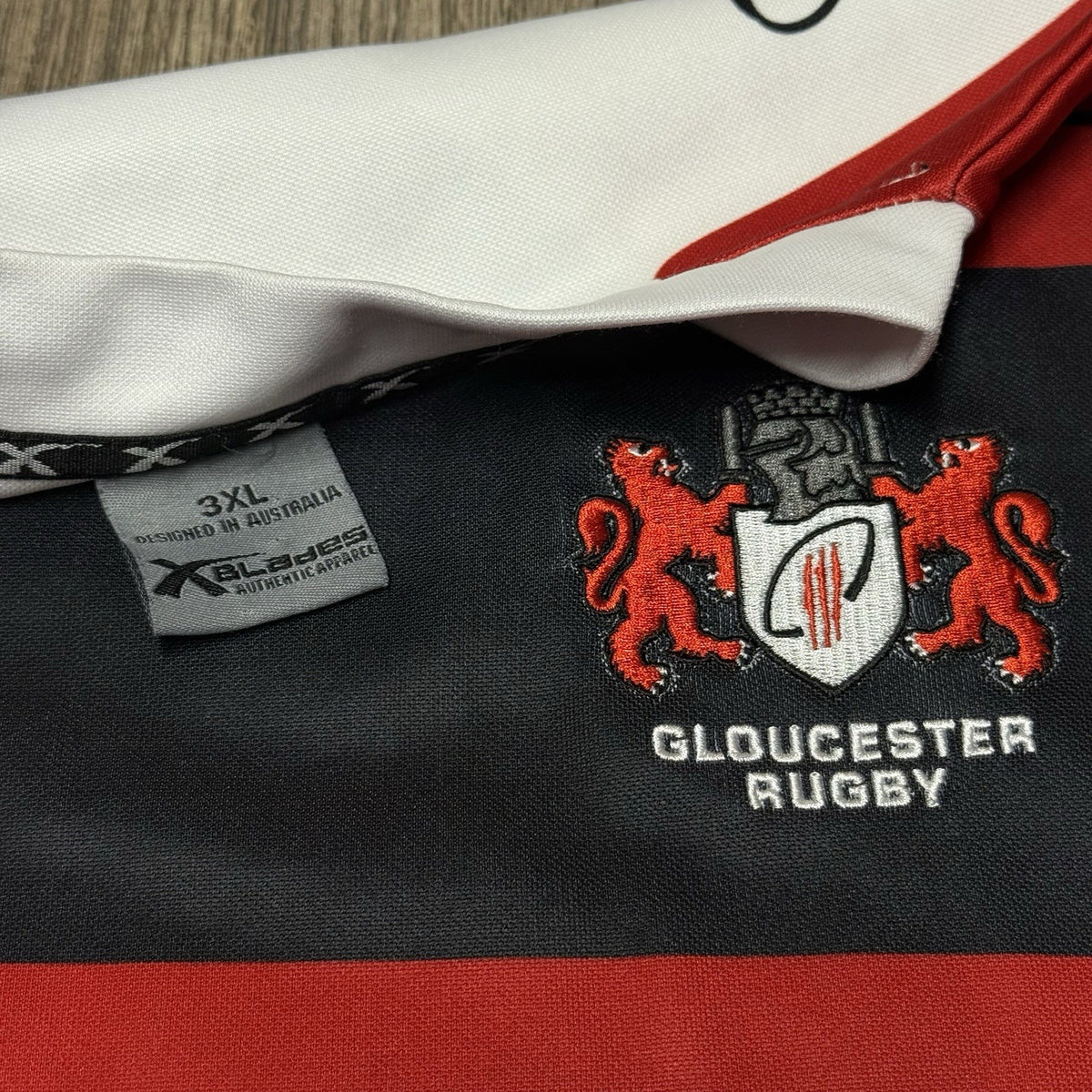 Gloucester Rugby Sevens / Training Shirt 2015/2016 XBlades 3XL Jersey 7s Top