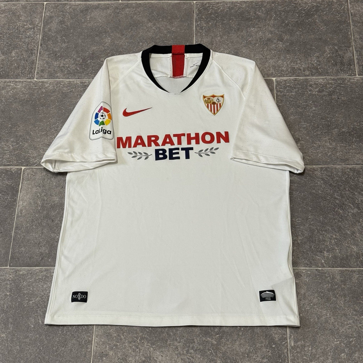 Nike Sevilla Home Shirt Size Large 2019/20 Spanish LaLiga Football Club Spain
