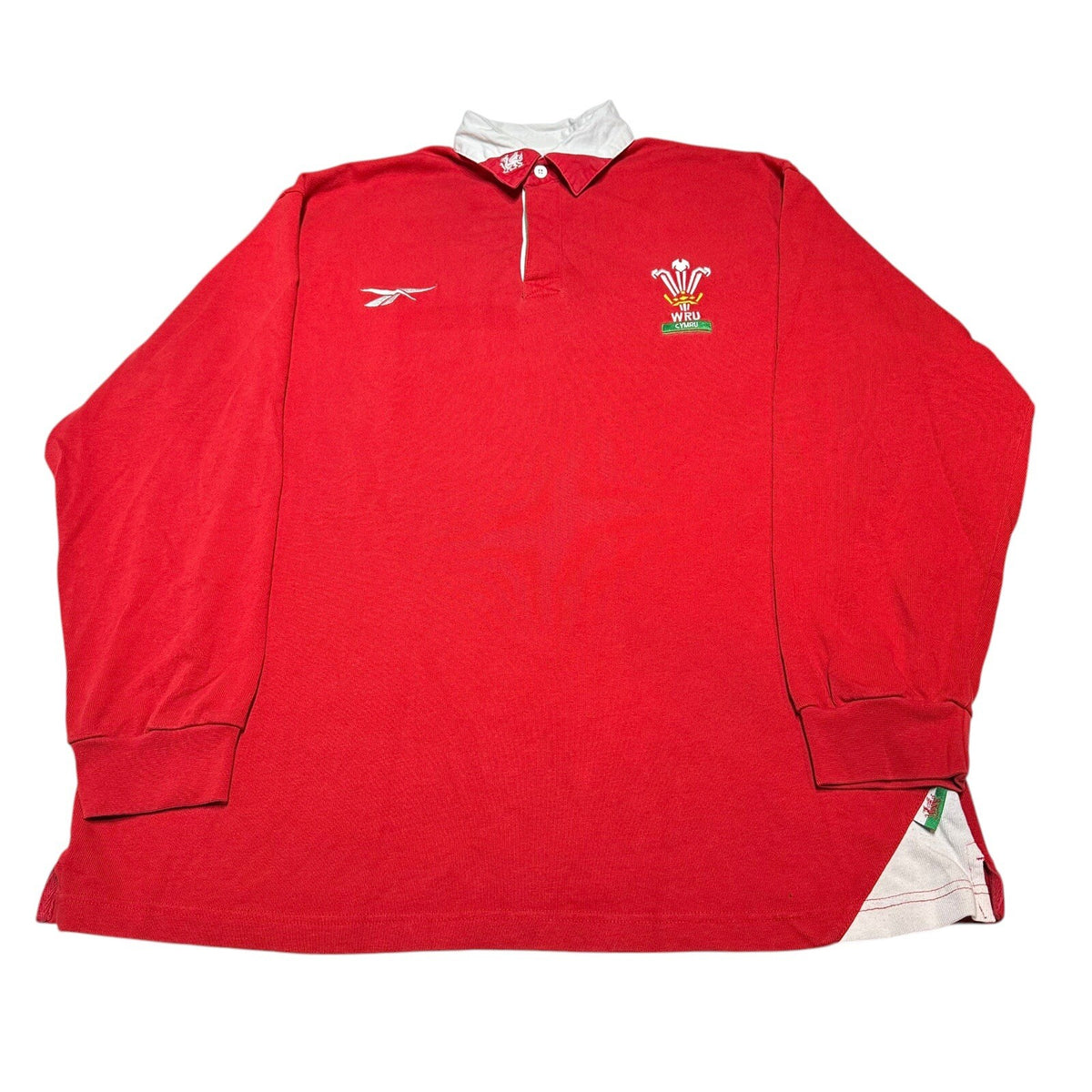 Reebok Wales Rugby Shirt Longsleeve Vintage 1998/1999 Jersey Size XXL 46"/48"