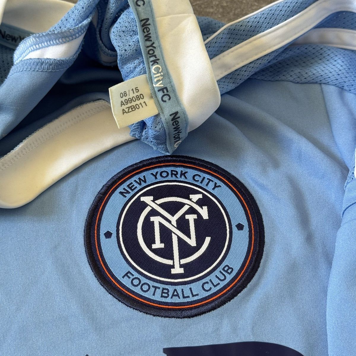 New York City FC Home Shirt 2015/16 NYCFC Soccer Jersey Adidas Men’s Small
