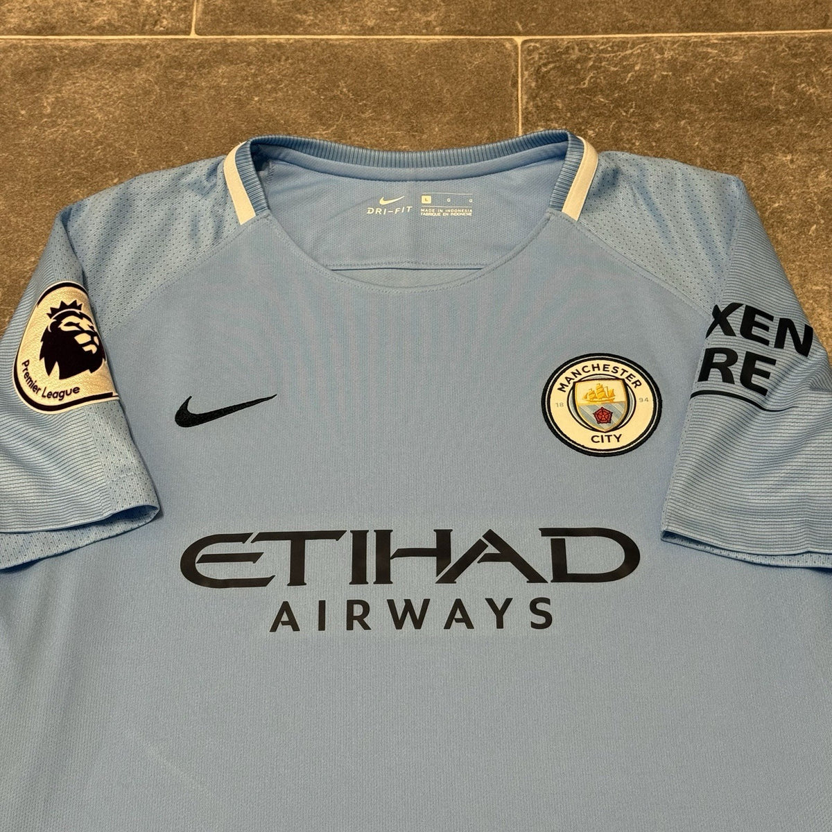 Original Manchester City Home Shirt 2017/18 Womans Large