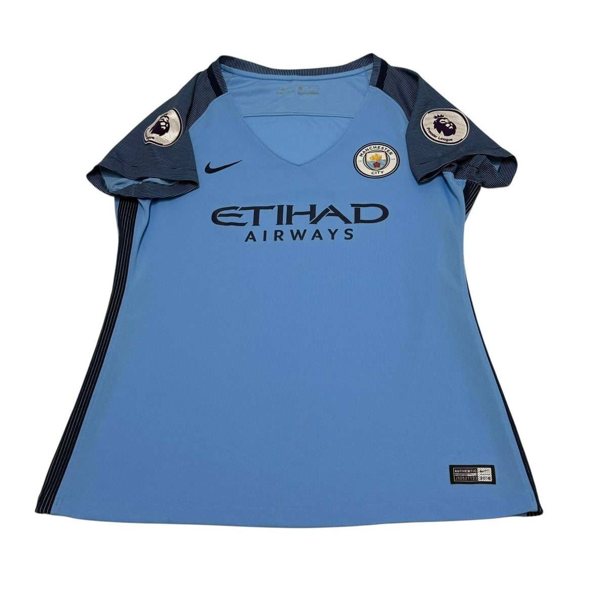 Nike Manchester City 2016/17 Home Shirt Womens Large MCFC Soccer Jersey