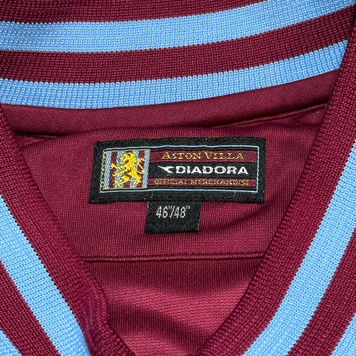 Aston Villa football shirt 2002 - 2003 Soccer Jersey Vintage Home SIze 46/48"