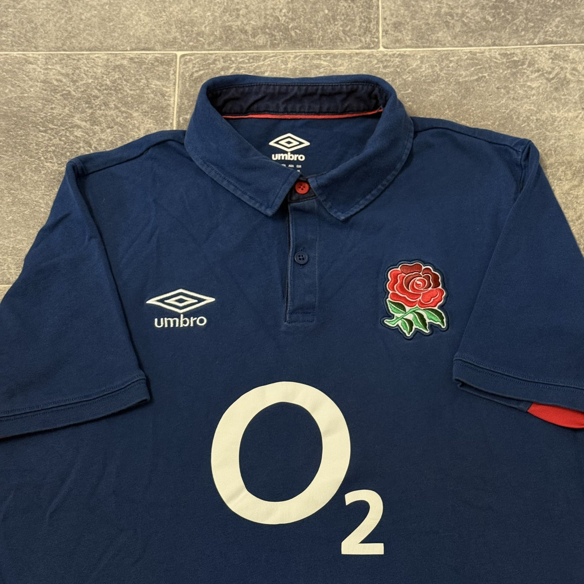 England Rugby Union Away Shirt XL 2020/2021 Umbro Large Cotton Jersey Adults