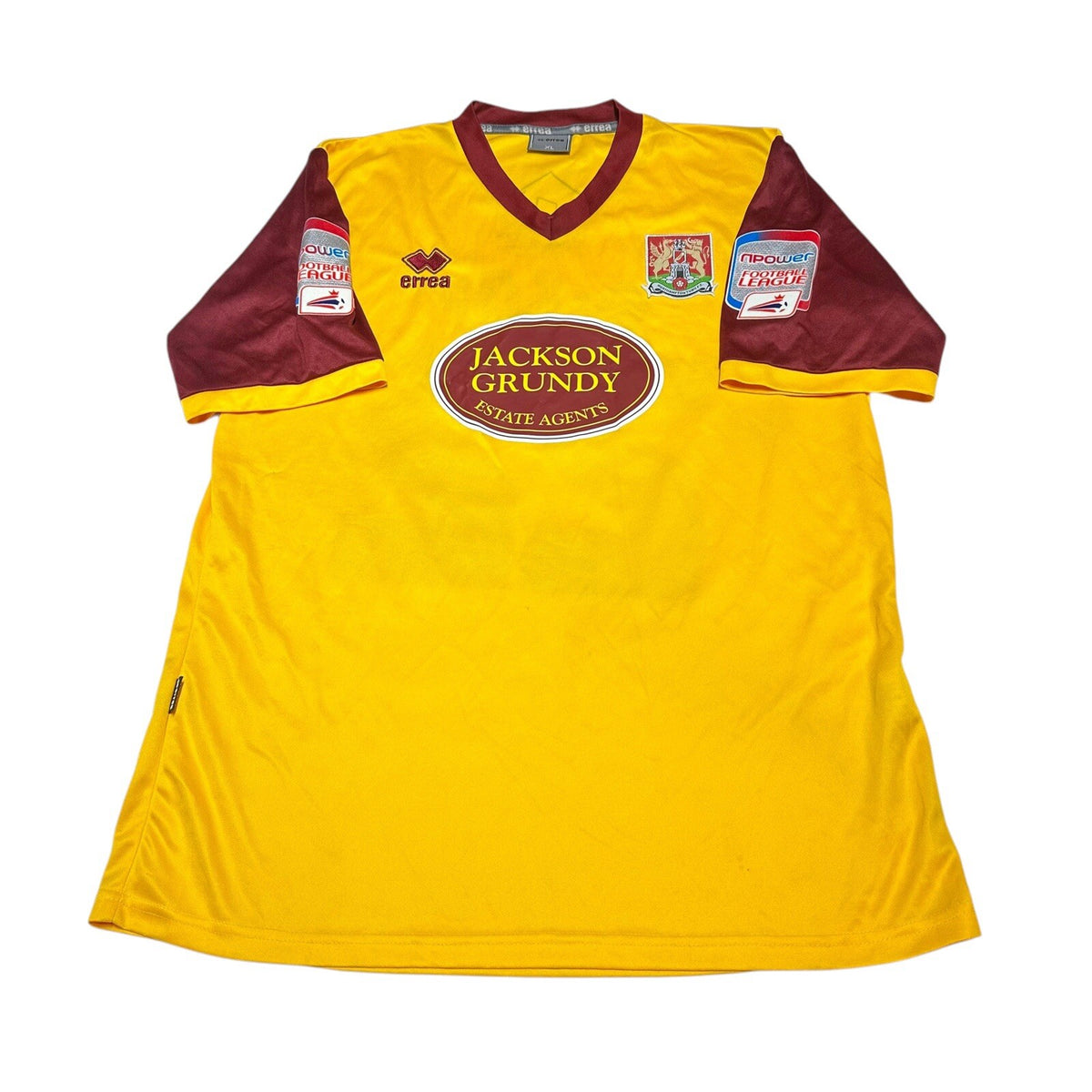 NORTHAMPTON TOWN Football Shirt Player Issue #22 McKoy Size XL ERREA