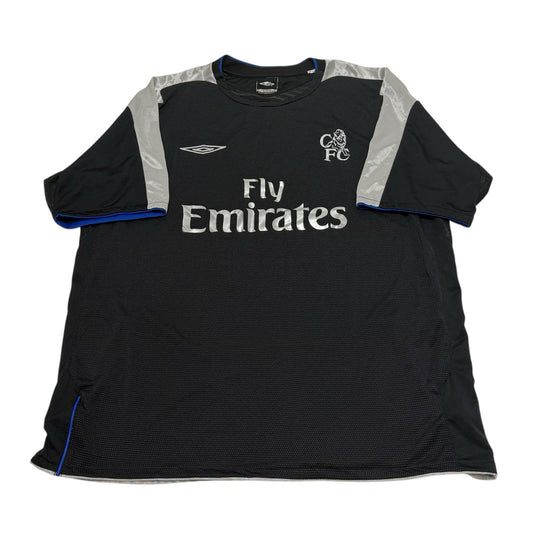 CHELSEA 2004-05 UMBRO FLY EMIRATES AWAY  FOOTBALL SHIRT SIZE XL ADULT VGC