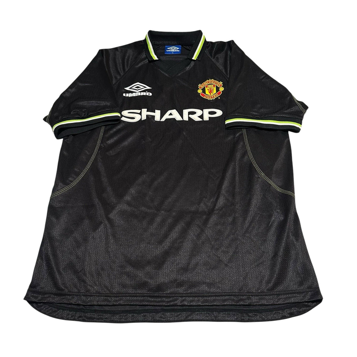 Manchester United Football Shirt 1998-99 Umbro Sharp Size XL Extra Large