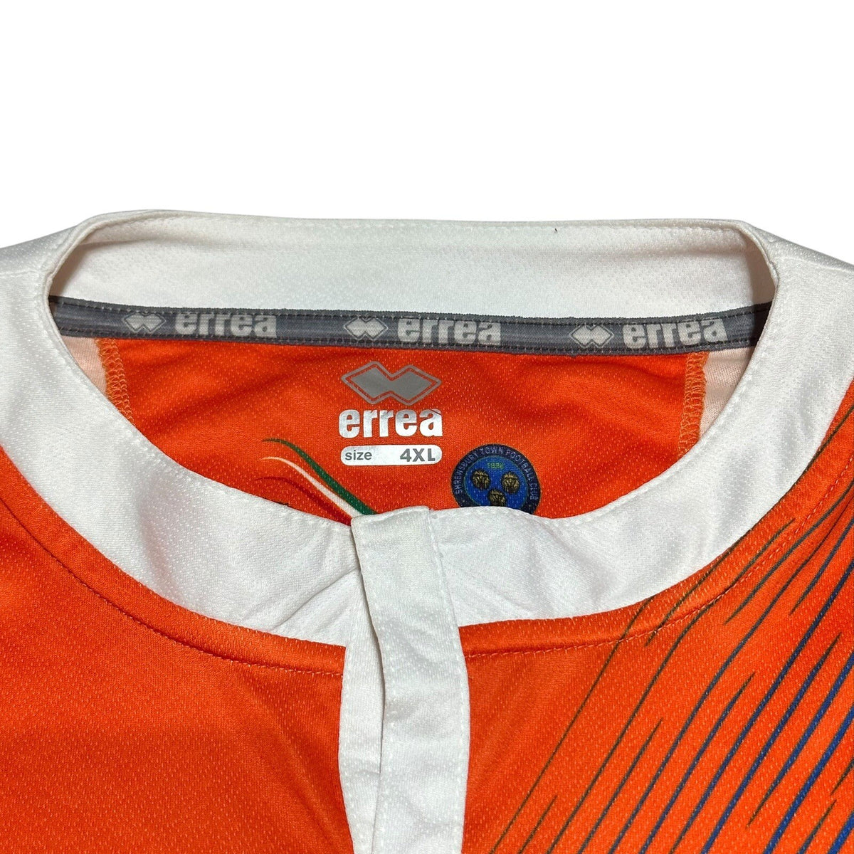 Shrewsbury Town Errea 2018/2019 Away Football Shirt Orange Size 4XL