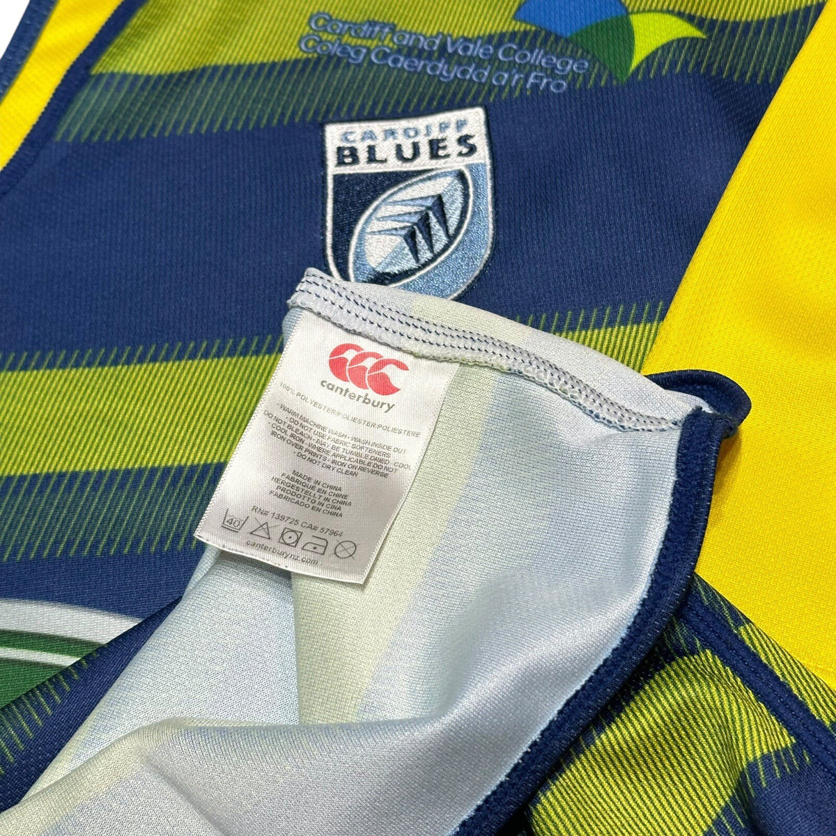 Cardiff Blues Rugby European Shirt 2017/2018 Canterbury 3XL Jersey Top