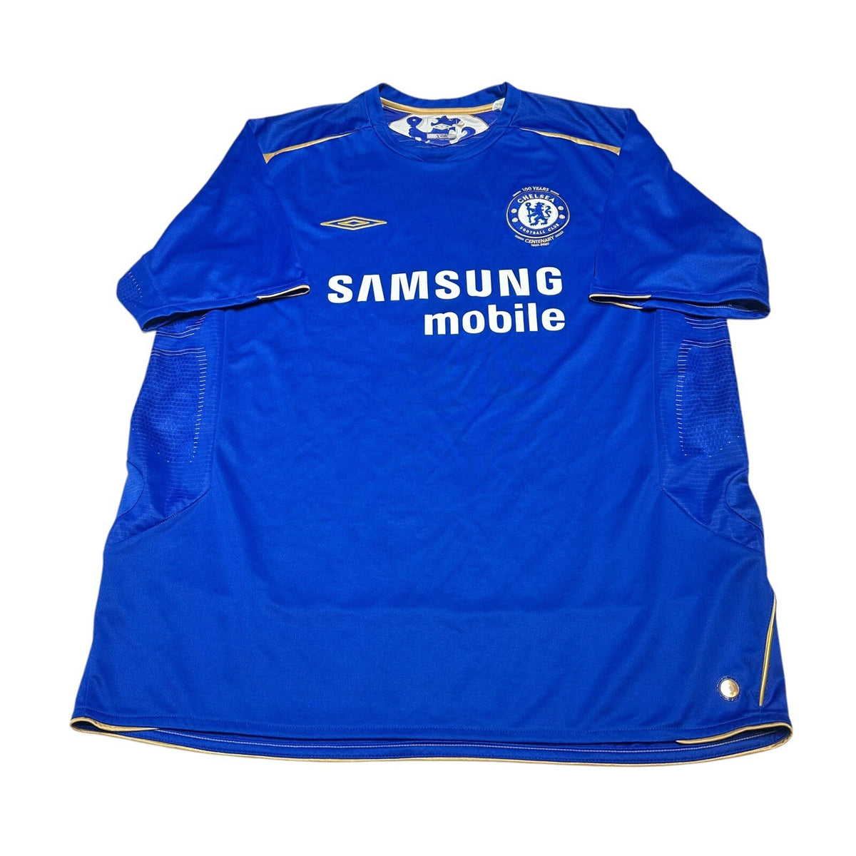 CHELSEA 2005/2006 CENTENARY HOME FOOTBALL SHIRT JERSEY UMBRO SIZE XXL #8 LAMPARD