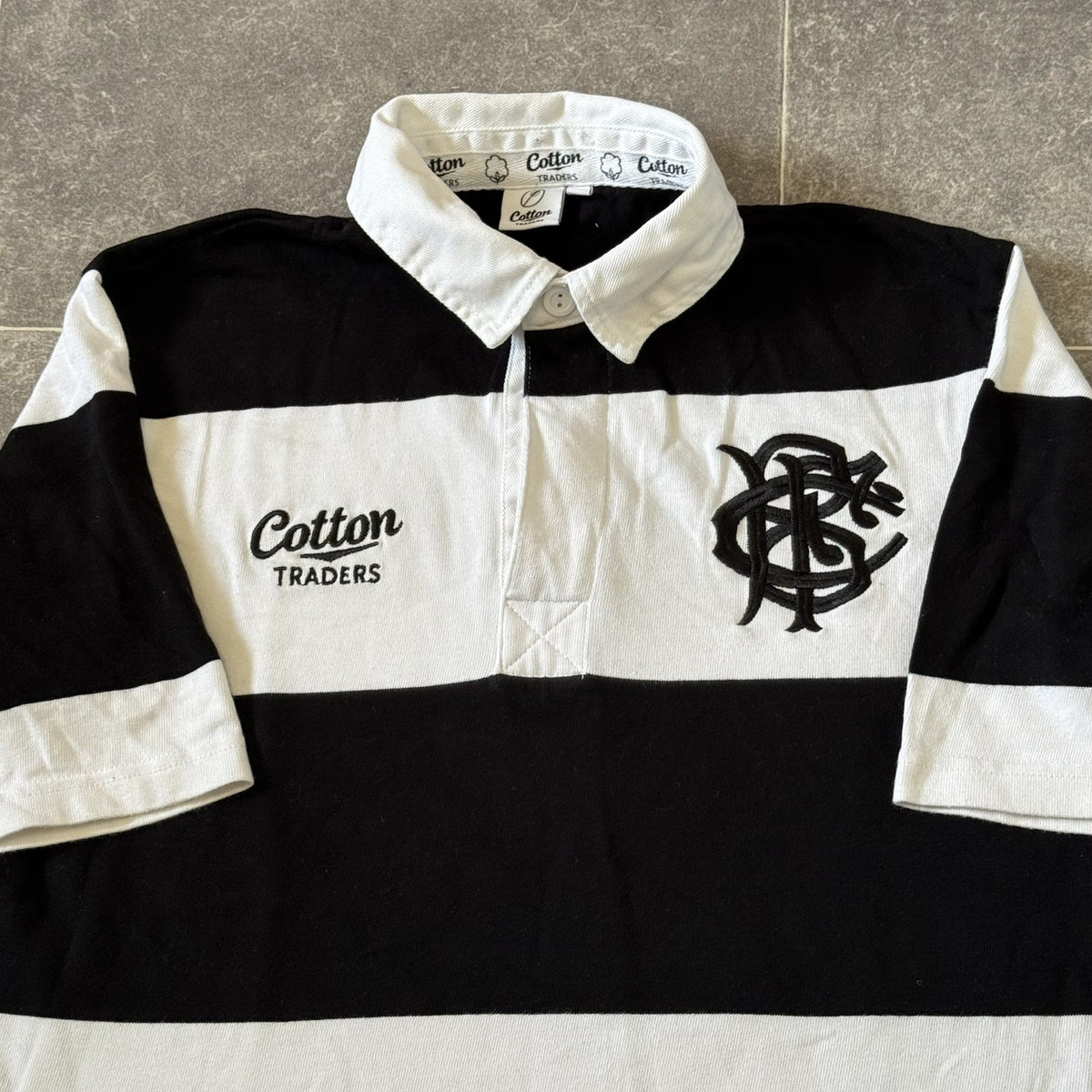 Barbarians RFC Rugby Union Shirt 2010/2012 Cotton Traders Small Jersey Top
