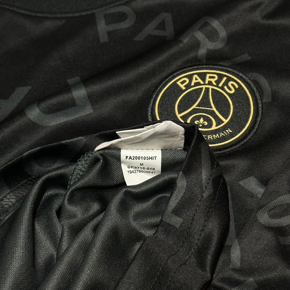 Nike Jordan PSG Paris St Germain Pre Match Kit - CK9716-010 Size Medium