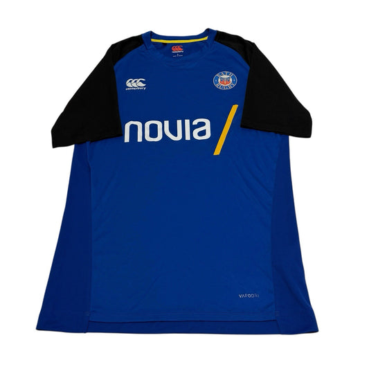 Bath Rugby Training Jersey Fan Rugby Shirt Blue Canterbury Mens Size Large