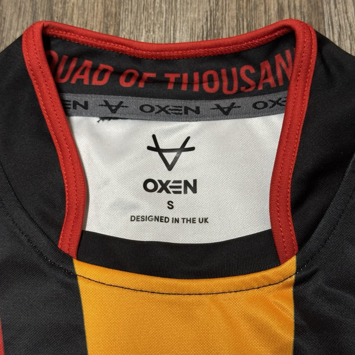 Gloucester Rugby European Shirt 2021/2022 Oxen Small Adults Jersey Black Top