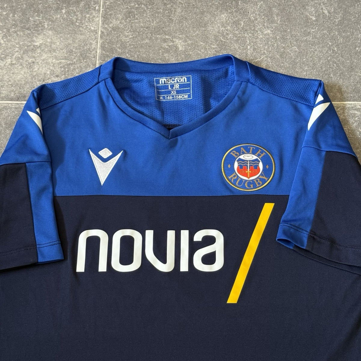 Bath Rugby Training Top Macron Size XS Adults / Large Youth