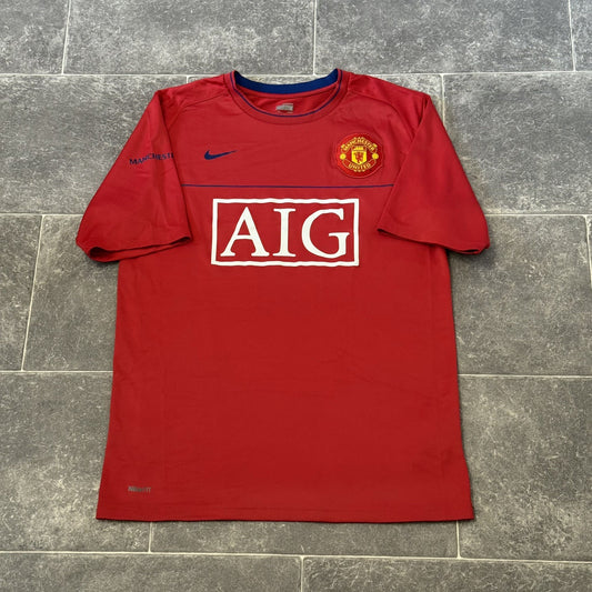Manchester United Football Shirt Medium Adults Nike 2007/2008 Training Jersey