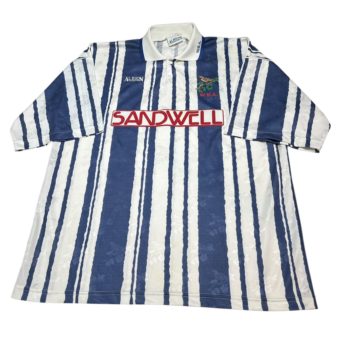 West Bromwich Albion Home Football Shirt 1992/93 Adults XL 46-48”