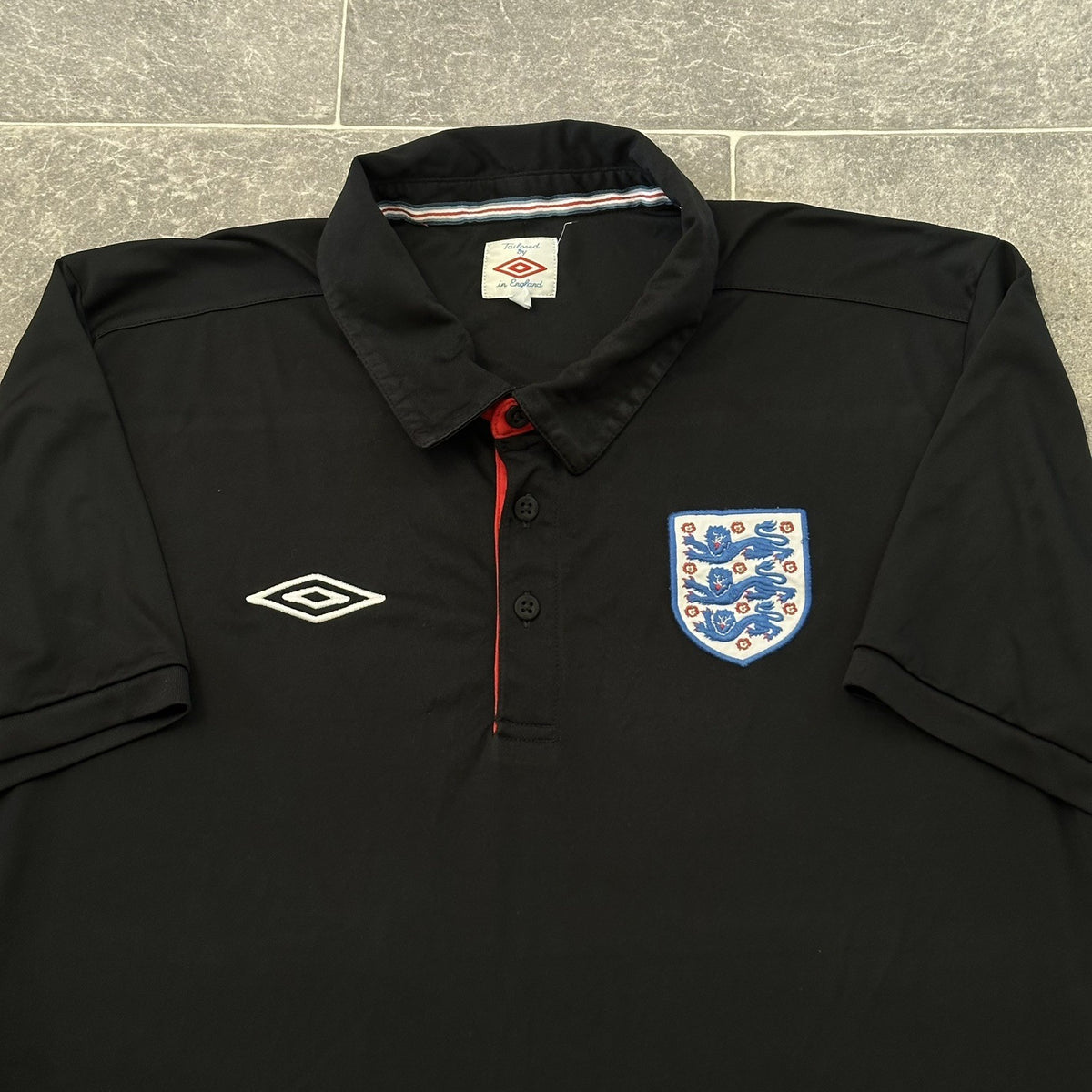 Umbro England Football Shirt 2010 Size XL Extra Large Adults Black