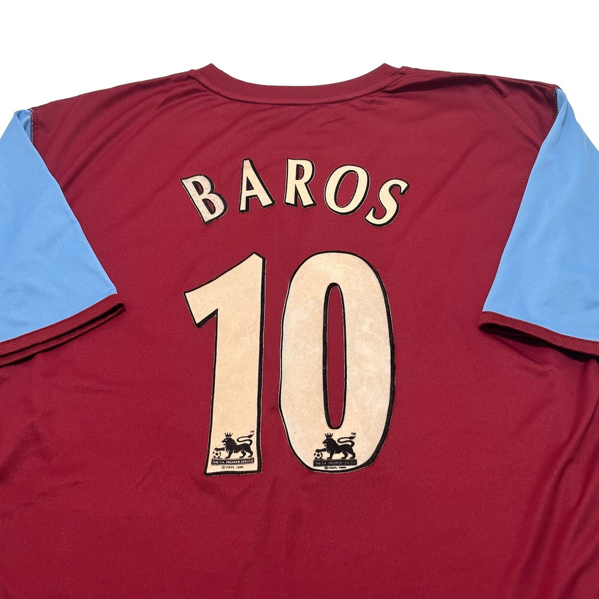 Aston Villa 2005/06 Premier League Hummel Home Football Shirt XL/XXL 10 Baros