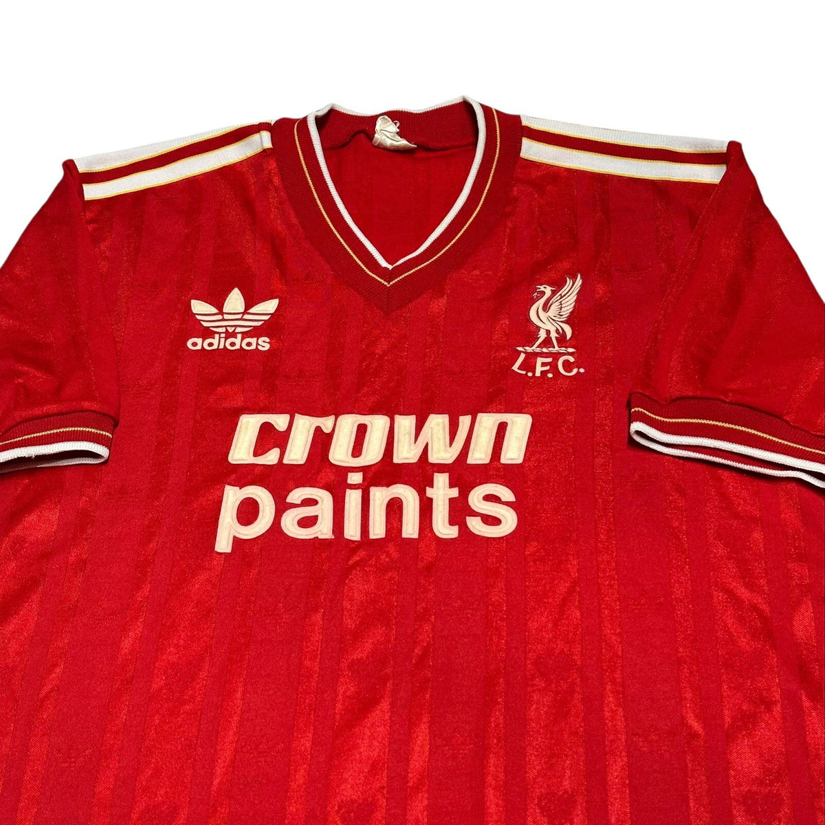 LIVERPOOL 1985-1986-1987 HOME FOOTBALL SHIRT JERSEY ADIDAS SIZE M ORIGINAL