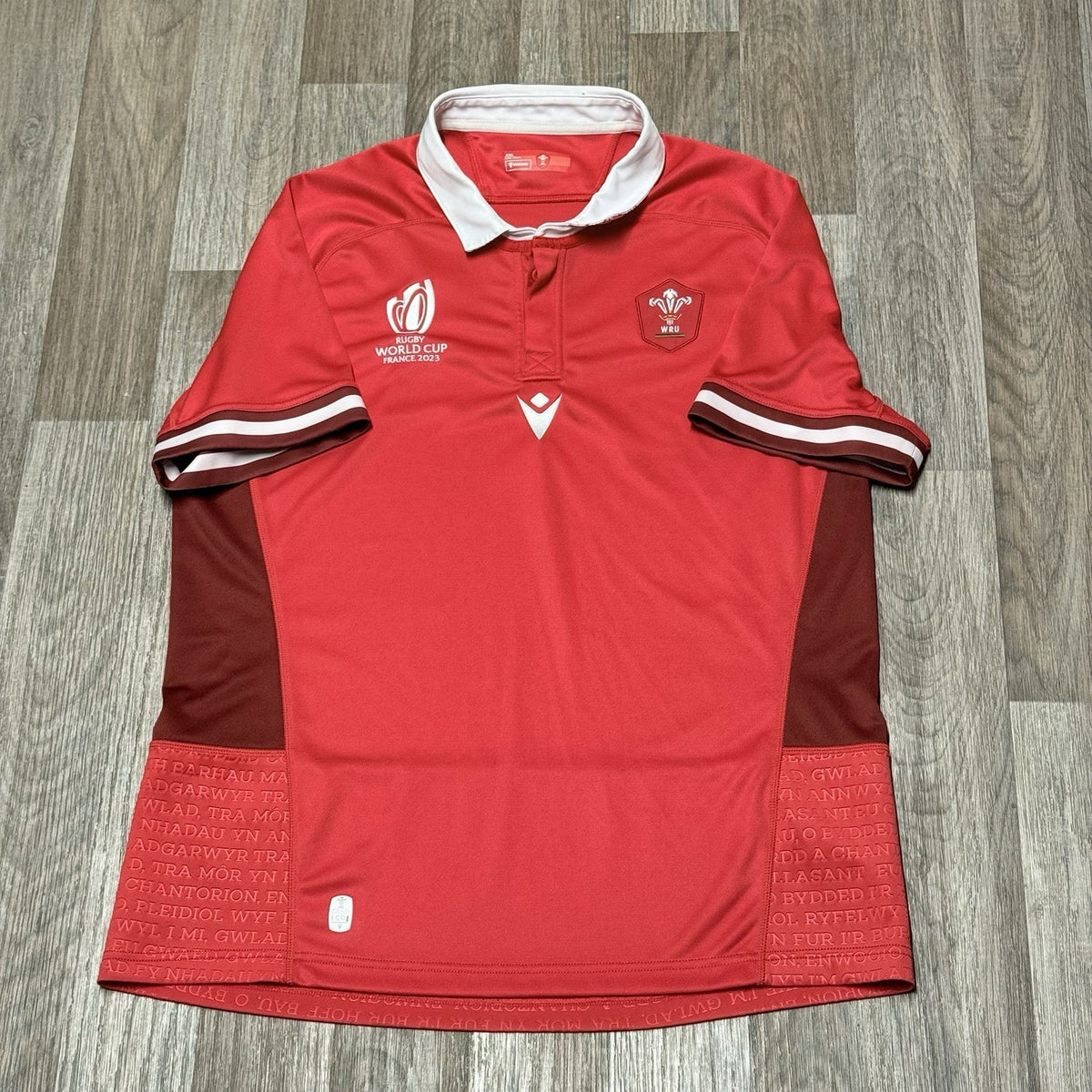 Wales Rugby Union Shirt Top Jersey World Cup 2023 2XL XXL Adult