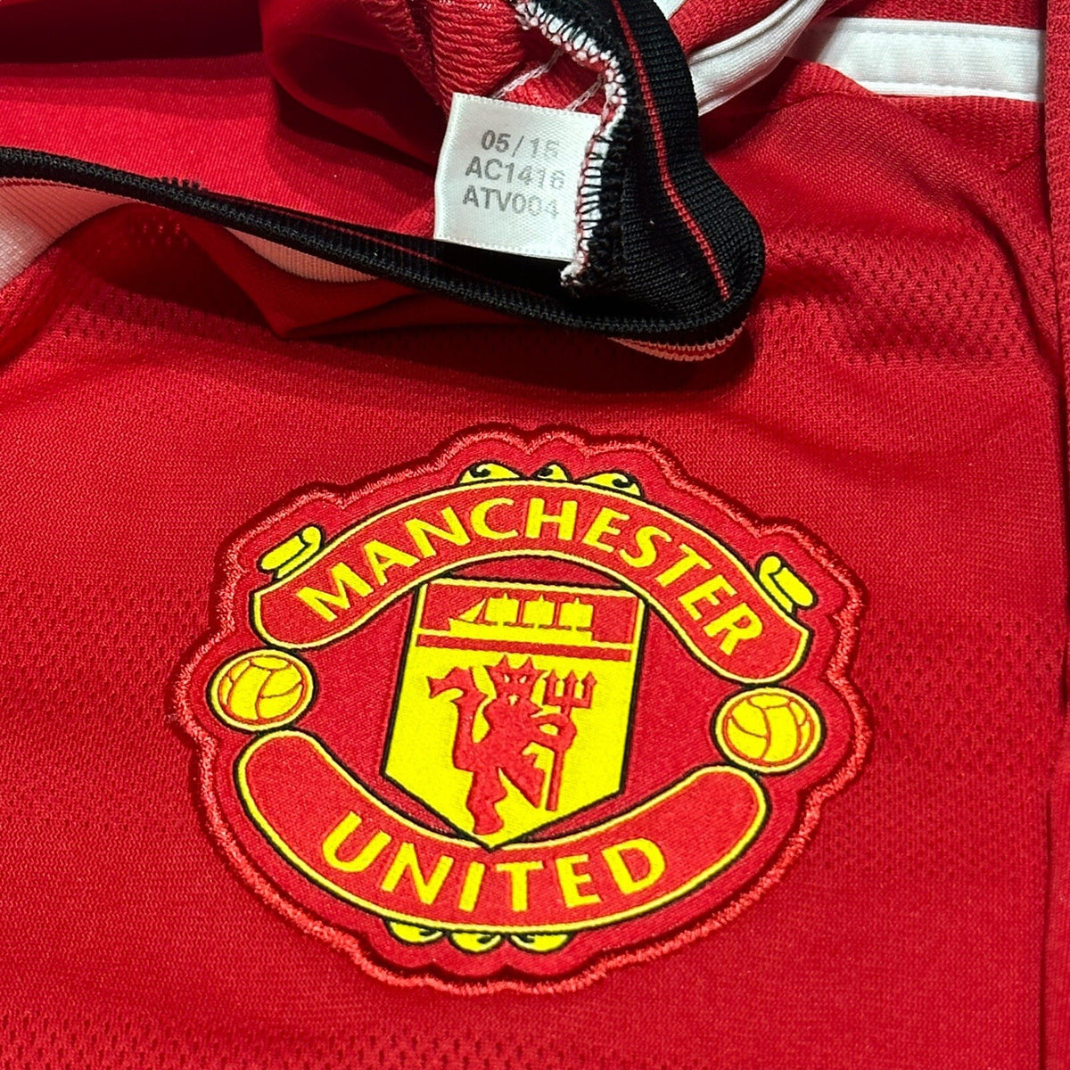 Manchester United Football Shirt Nike Long Sleeve Home Kit 2015/16 Men's Small