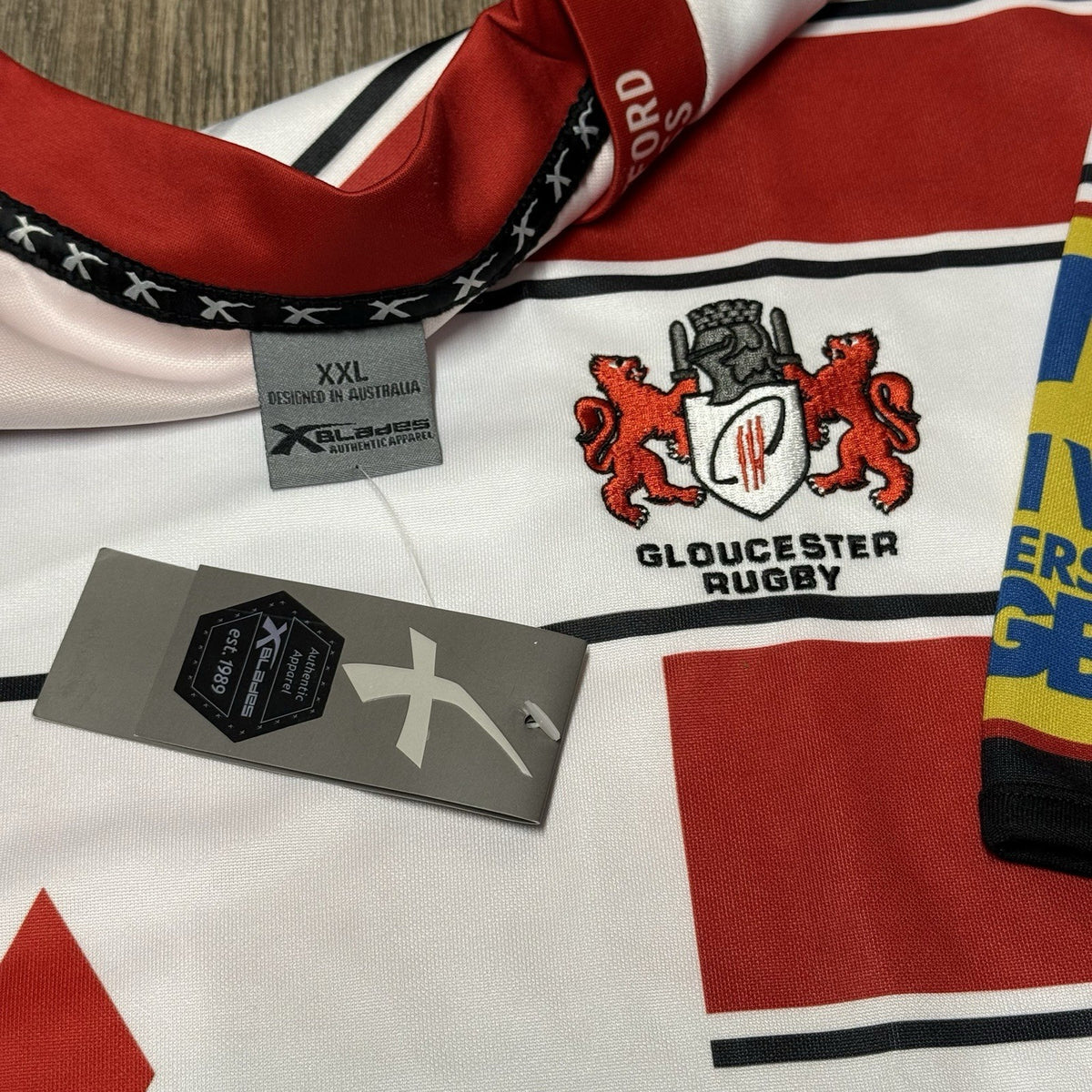 Gloucester Rugby Home Shirt 2015/2016 - XBlades XXL 2XL Jersey Top New with Tags